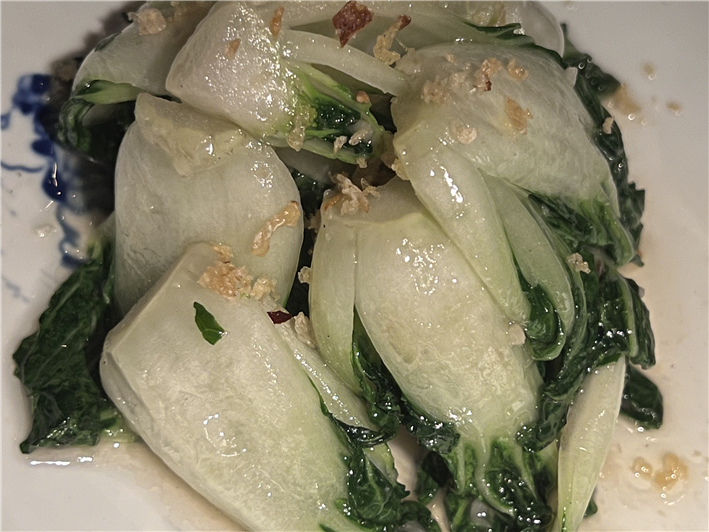 bak choi with garlic